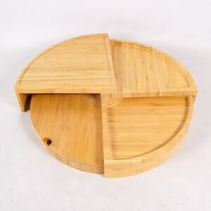 Picnic At Ascot Bamboo Server Set Charcuterie Cheese Board Platter Tray Utensils